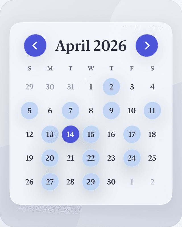 Calendar feature preview