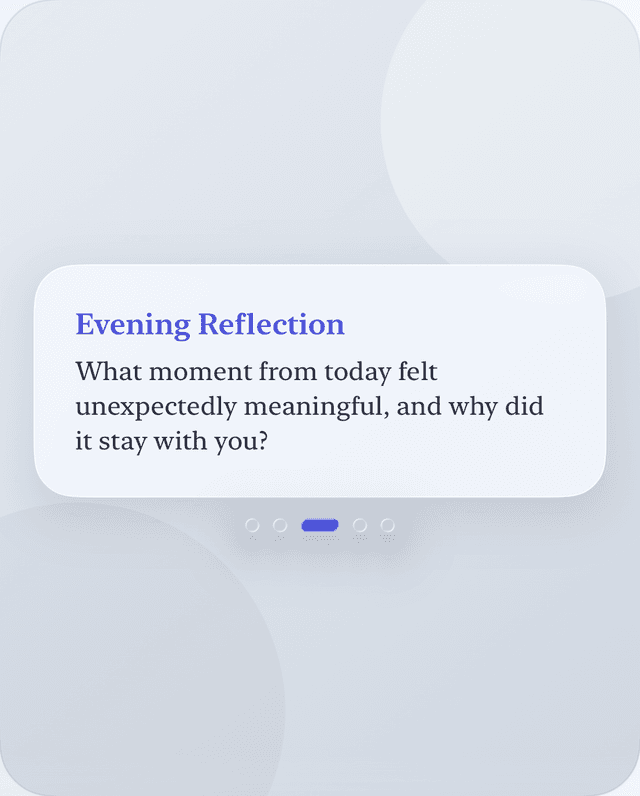 Evening reflection feature preview