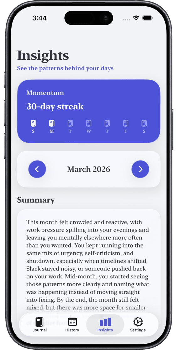 Understand your Insights iPhone overview